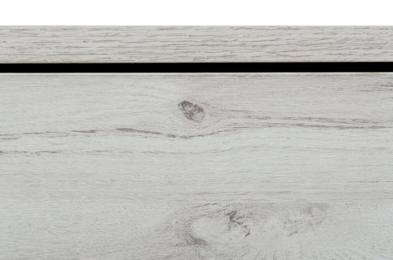 Asus - Italian Modern White Washed Oak Nightstand