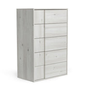Asus - Italian Modern White Washed Oak Chest - image 3