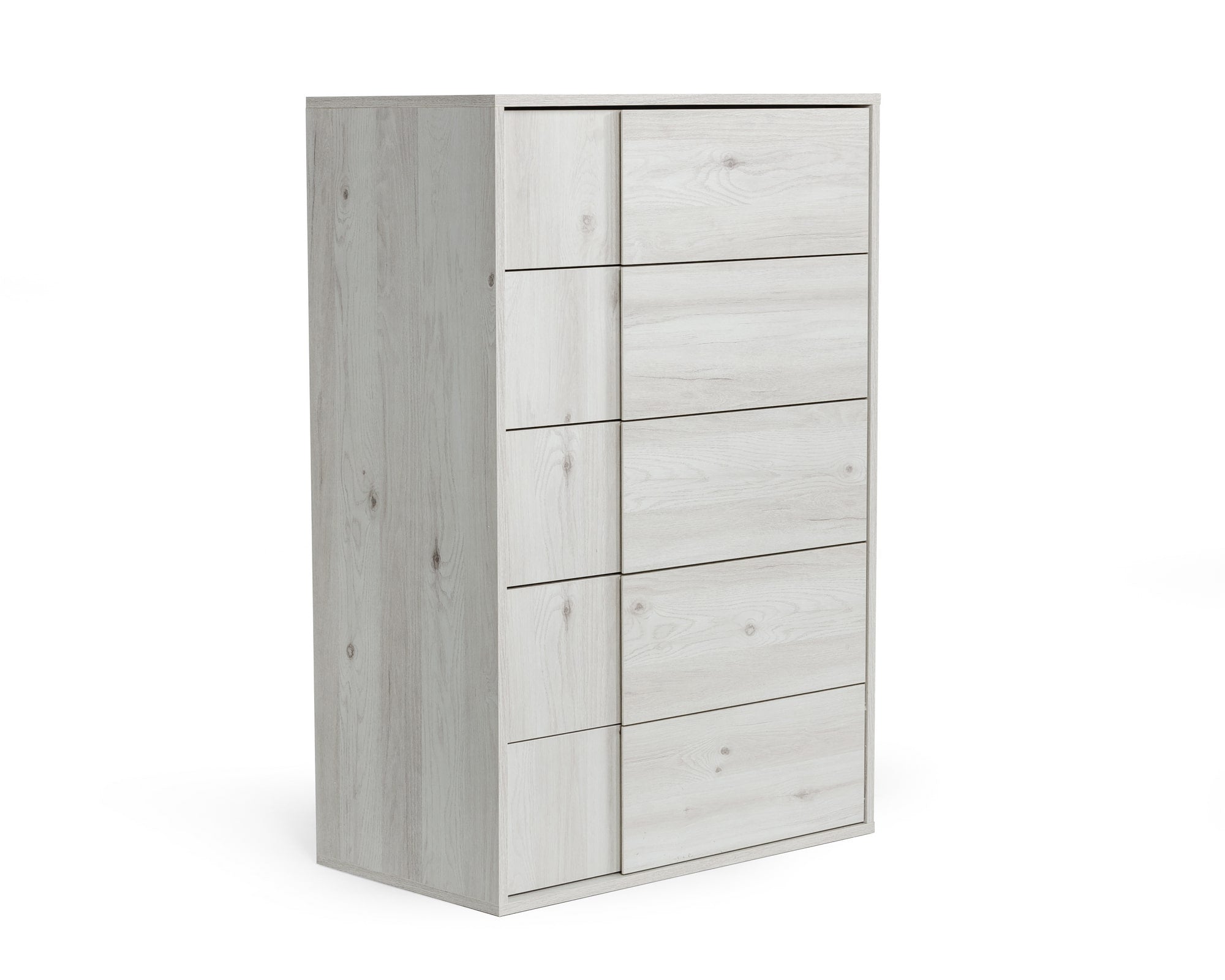 Asus - Italian Modern White Washed Oak Chest - image 3