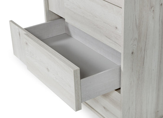 Asus - Italian Modern White Washed Oak Chest - image 2