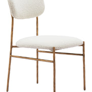 Sydhavnen Dining Chair Cream & Gold