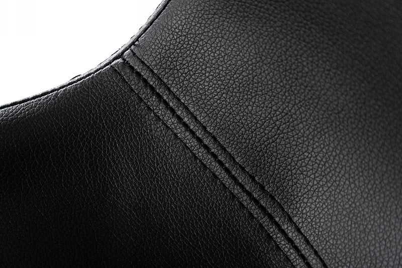 Aaron - Modern Black Eco-Leather Bar Stool - image 3