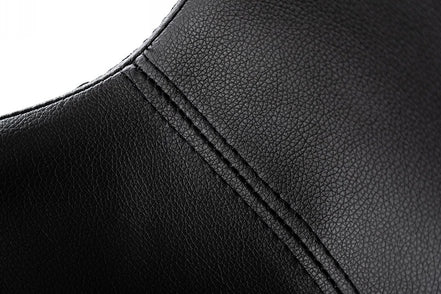 Aaron - Modern Black Eco-Leather Bar Stool - image 3