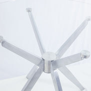 Dallas - Modern Brushed Stainless Steel Dining Table