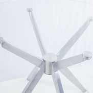 Dallas - Modern Brushed Stainless Steel Dining Table - image 4