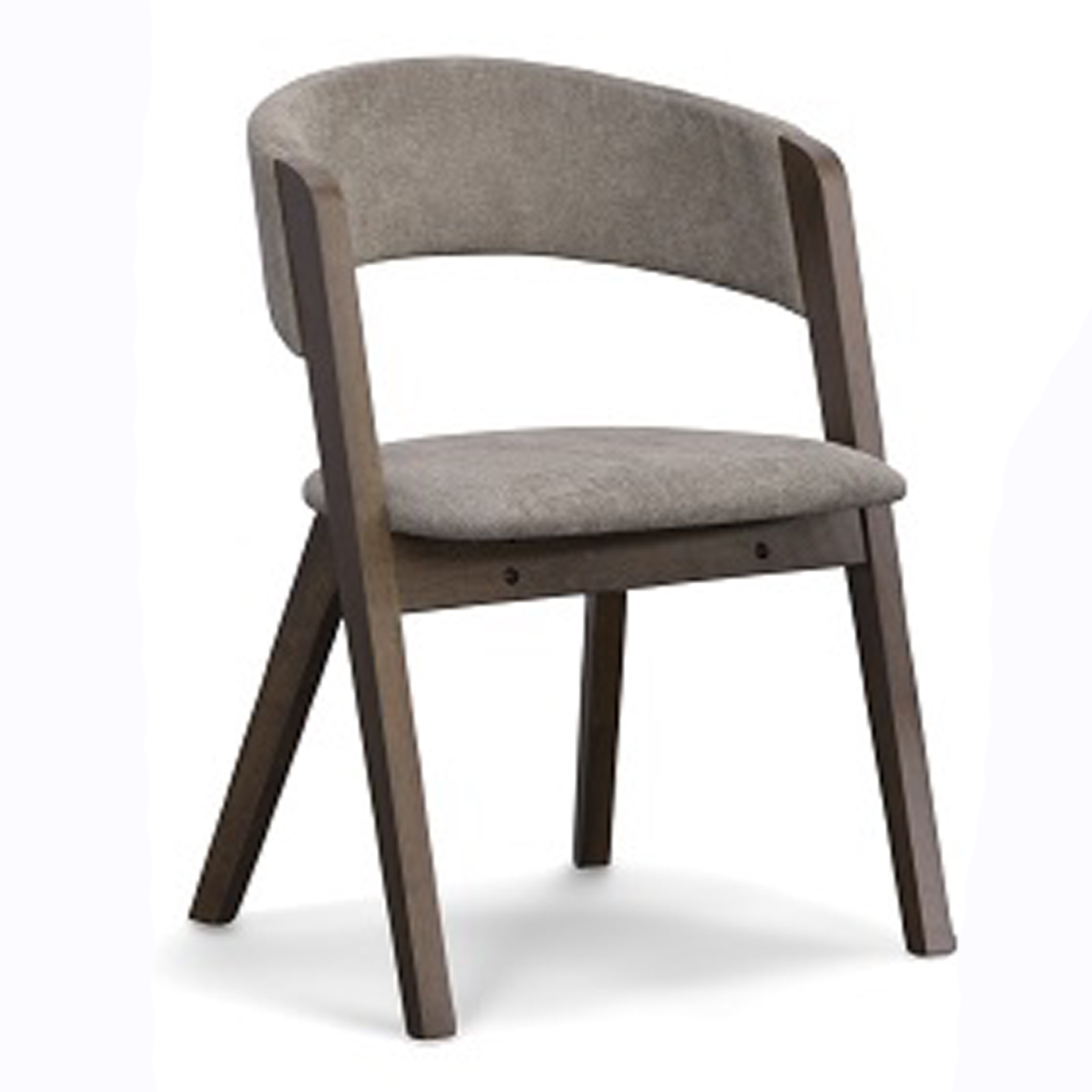Grover - Modern Grey & Dark Wenge Dining Chair (Set of 2) - image 4