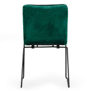 Yannis - Modern Green Fabric Dining Chair (Set of 2) - image 4