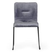 Yannis - Modern Grey Fabric Dining Chair (Set of 2) - image 2
