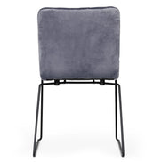 Yannis - Modern Grey Fabric Dining Chair (Set of 2) - image 4