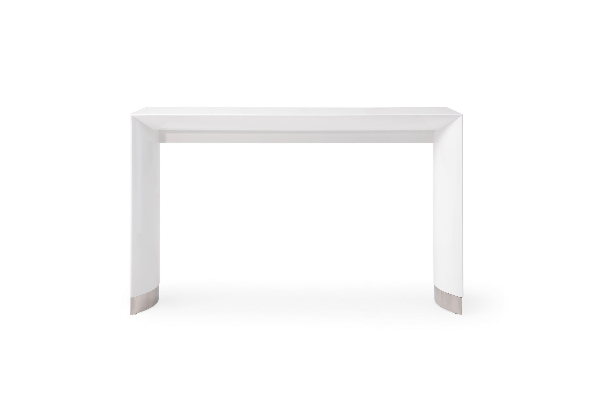 Corbett - Contemporary White Bar Table - image 2
