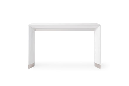Corbett - Contemporary White Bar Table - image 2