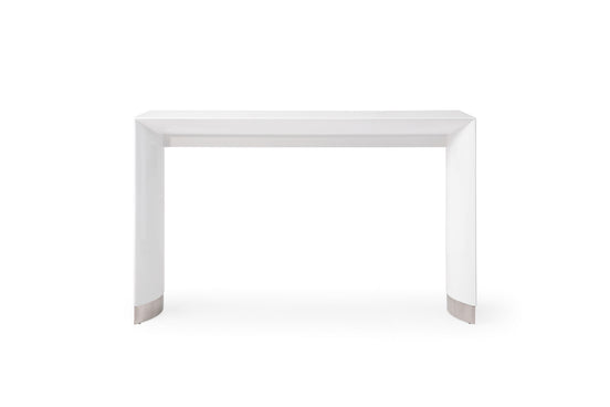 Corbett - Contemporary White Bar Table - image 2