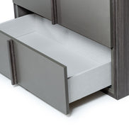Lucia - Italian Modern Elm and Matte Grey Chest - image 2