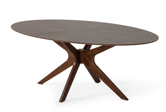 Prospect - Modern Oval Walnut Dining Table
