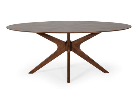 Prospect - Modern Oval Walnut Dining Table - image 2