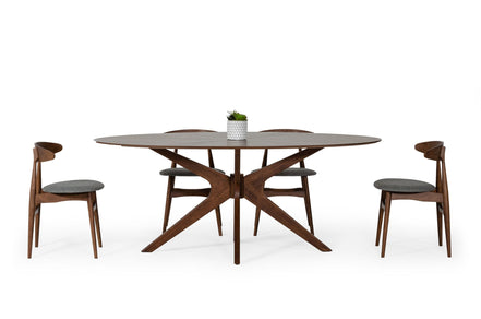 Prospect - Modern Oval Walnut Dining Table - image 4
