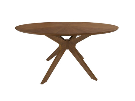 Prospect - Modern Round 59" Walnut Dining Table - image 3
