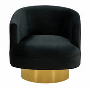 Basalt - Modern Black Fabric Accent Chair - image 3