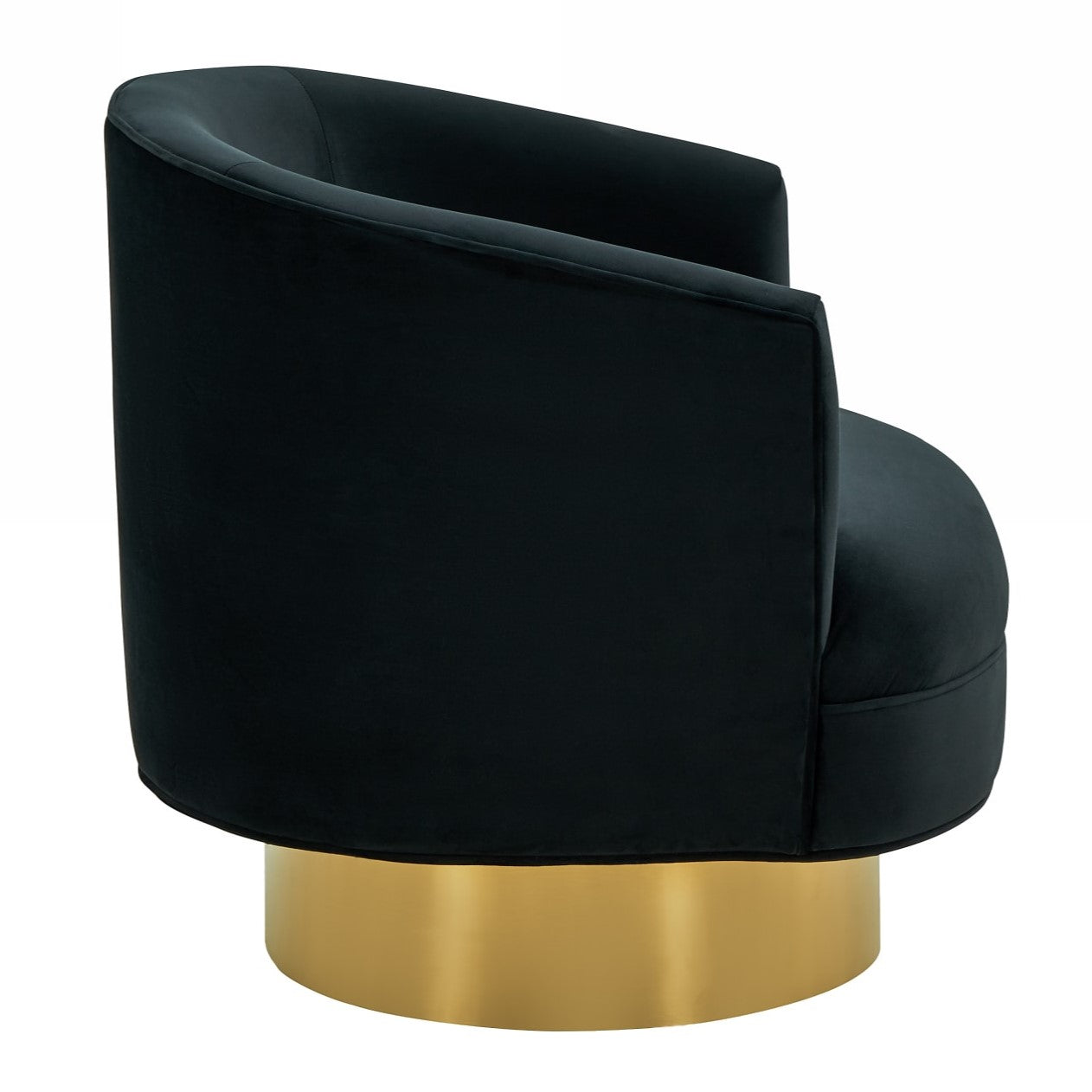 Basalt - Modern Black Fabric Accent Chair - image 5