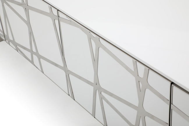Kilson - Modern White TV Stand