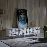Kilson - Modern White TV Stand - image 3