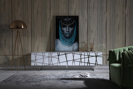 Kilson - Modern White TV Stand - image 4