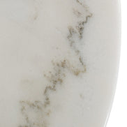 Fairway - Glam White Marble and Brushed Gold Bar Table - image 3
