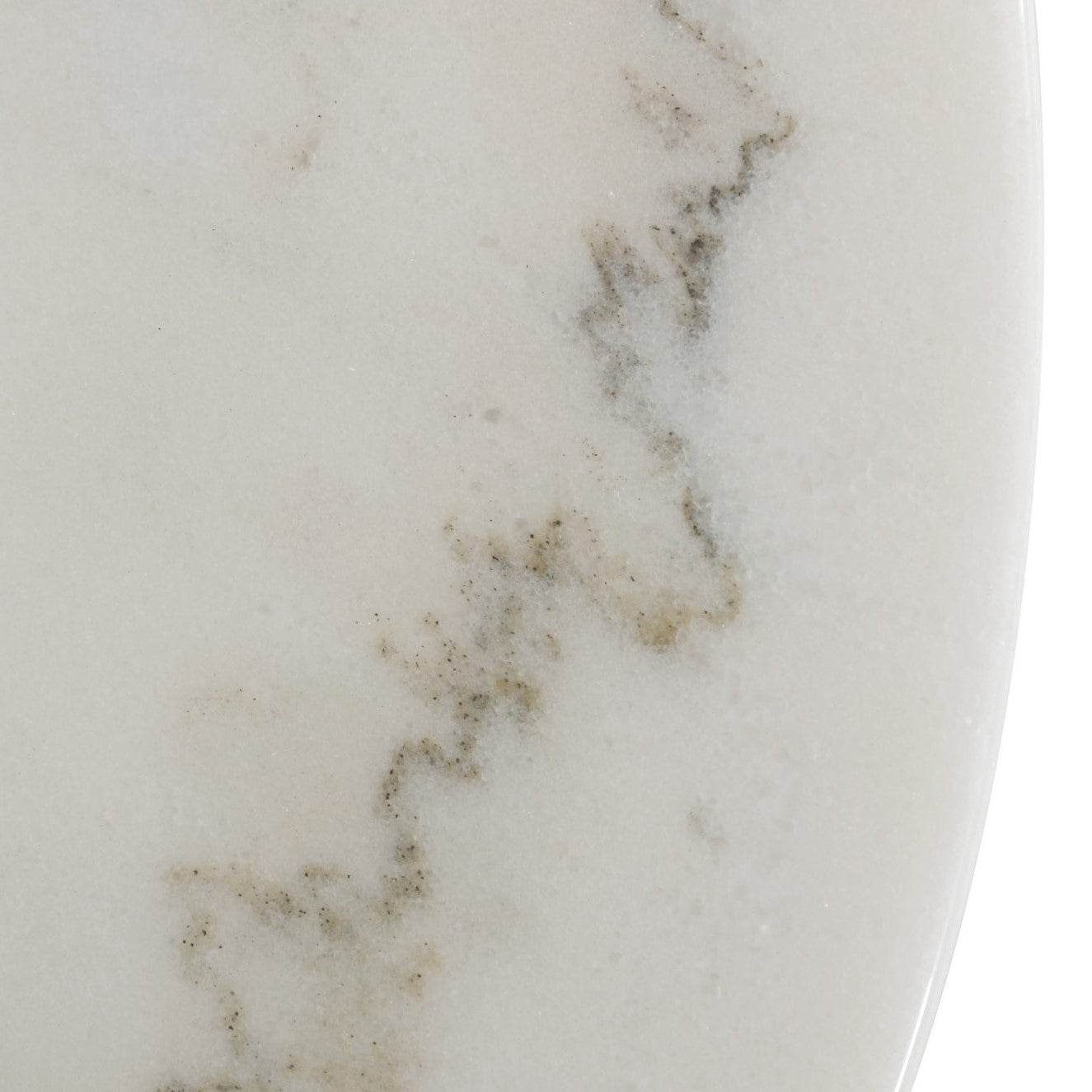 Fairway - Glam White Marble and Brushed Gold Bar Table - image 3