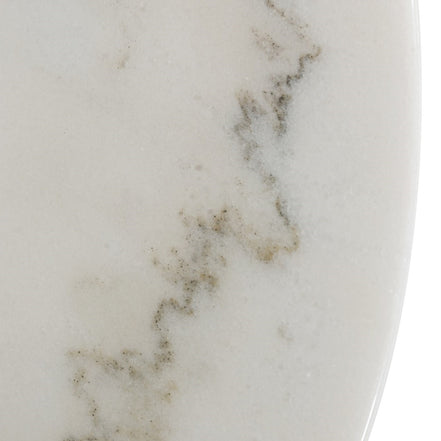 Fairway - Glam White Marble and Brushed Gold Bar Table - image 3