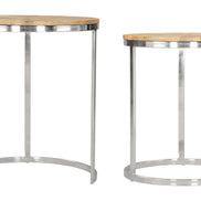 Bari Nesting Table Set (2-Piece) Natural