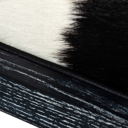 Hallam - Glam Black and White Cowhide Accent Chair - image 5