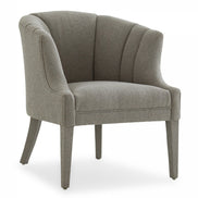 Ladera - Glam Grey Fabric Accent Chair - image 2