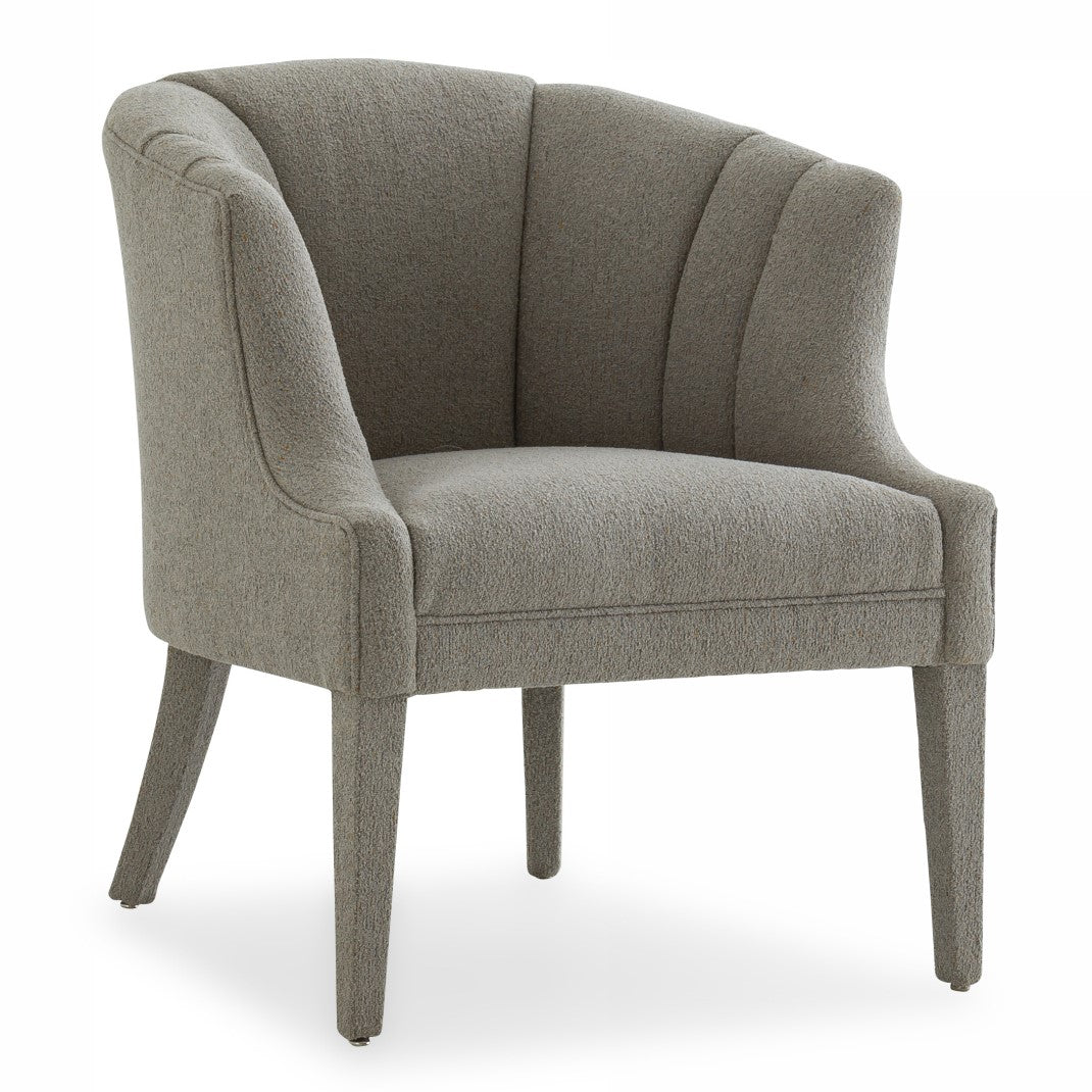 Ladera - Glam Grey Fabric Accent Chair - image 2
