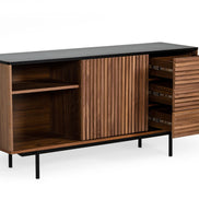 Maggie - Modern Walnut and Grey Buffet - image 2