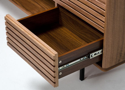 Maggie - Modern Walnut and Grey Buffet - image 3