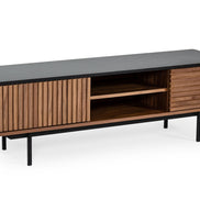 Maggie - Modern Walnut and Grey TV Stand - image 2