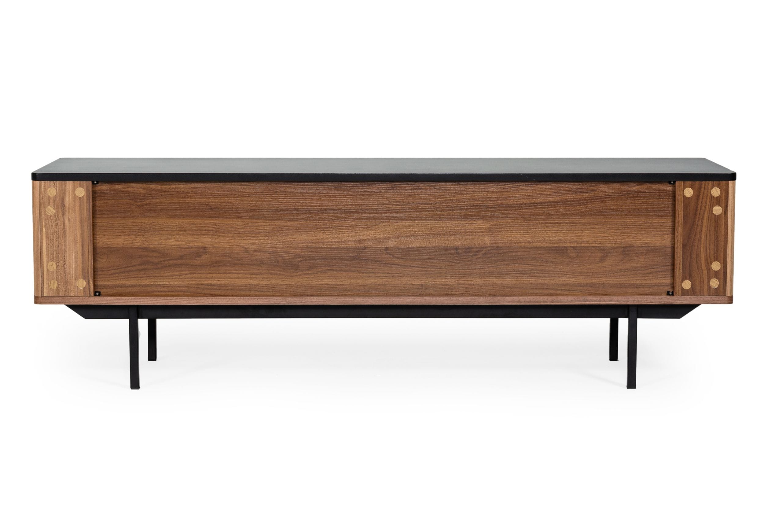 Maggie - Modern Walnut and Grey TV Stand - image 3
