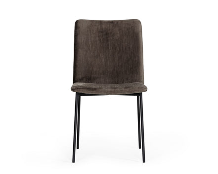 Maggie - Modern Black and Brown Dining Chair (Set of 2)