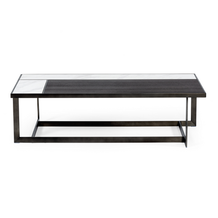 Fargo - Modern Ceramic & Grey Walnut Coffee Table