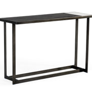 Fargo - Modern Ceramic & Grey Walnut Console Table - image 3