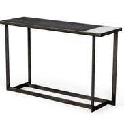 Fargo - Modern Ceramic & Grey Walnut Console Table