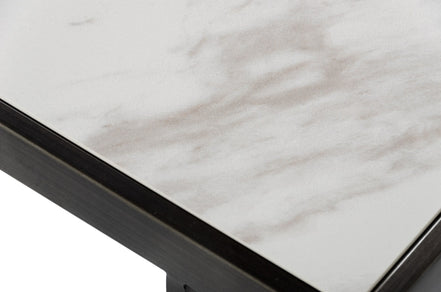 Fargo - Modern Ceramic & Grey Walnut Console Table - image 4