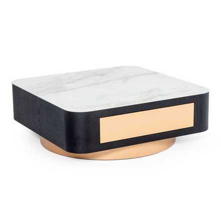 Peak - Modern Black Oak Coffee Table - image 2