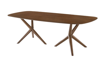 Utah - Modern Walnut Rectangular Dining Table - image 3