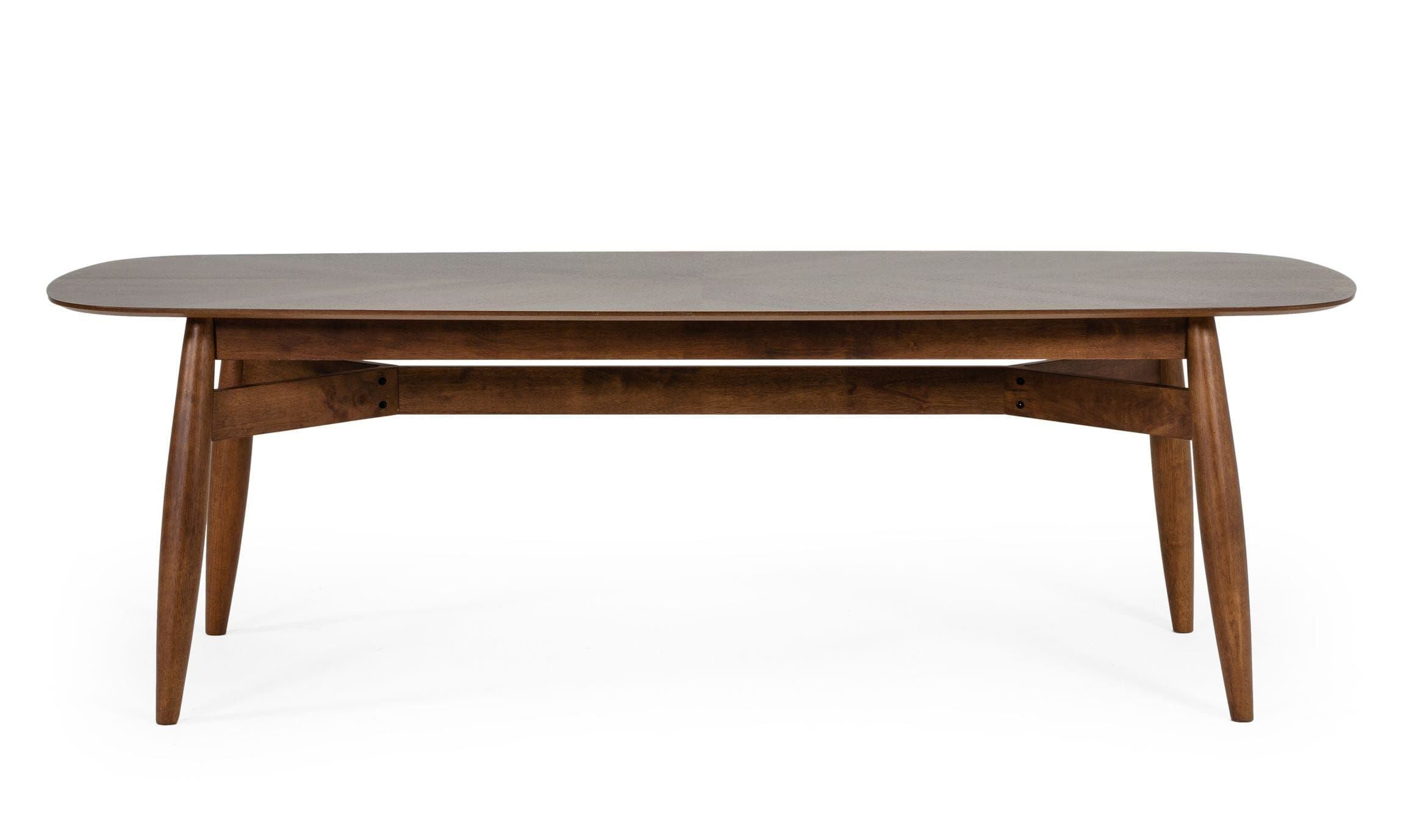 Ackley - Modern Walnut Rectangular Dining Table - image 5