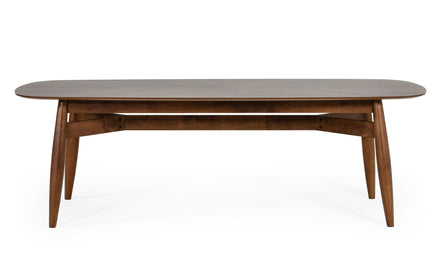 Ackley - Modern Walnut Rectangular Dining Table - image 5