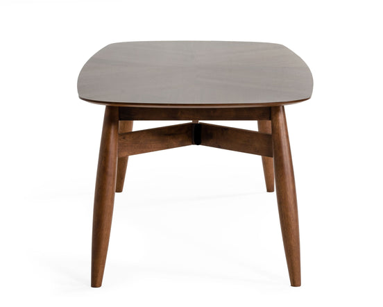 Ackley - Modern Walnut Rectangular Dining Table - image 2