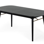 Addax - Modern Black Extendable Dining Table - image 2