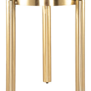 Noan Side Table White & Gold