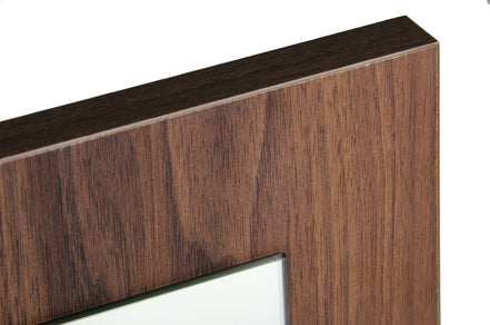 Asus - Italian Modern Walnut Mirror - image 2